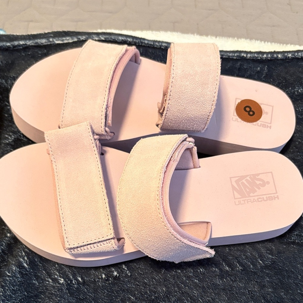 Vans Light Pink UltraCush Slide Sandals